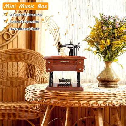 LAST DAY SALE 49% OFF💥Vintage Sewing Machine Design Music Box🎶