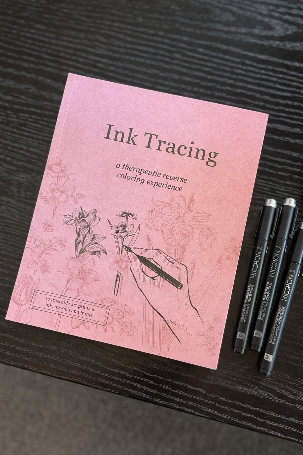 Mindful Ink Tracing: The Therapeutic Art Experience for Absolute Beginners (Subtitle: Premium Edition | Thick Watercolor Paper | 10 Frame-Ready Prints)