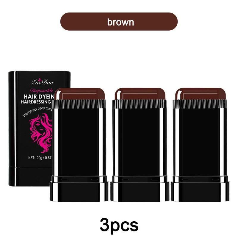 ZaiDoc™ Instant Root Touch-Up Stick with Styling Comb (2-in-1 Design)