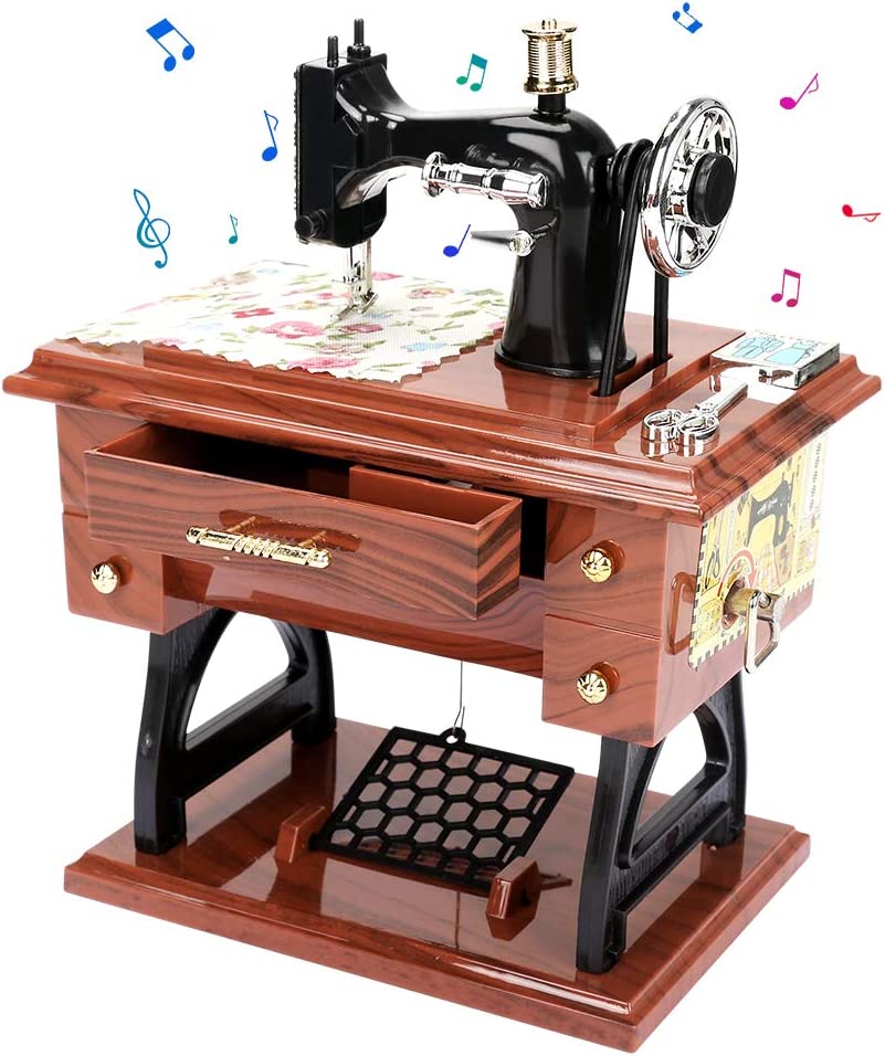 LAST DAY SALE 49% OFF💥Vintage Sewing Machine Design Music Box🎶