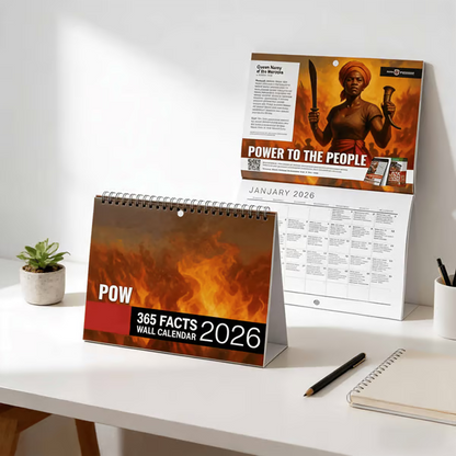 📅2026 Calendar Black History 365 Facts Power to the People✊🏾