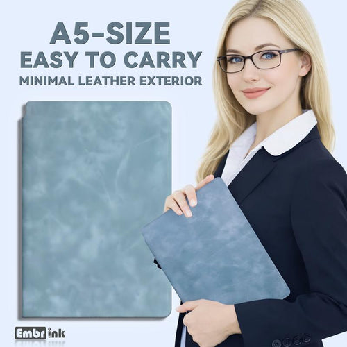 📔Embrink Reusable Whiteboard Notebook – Infinite Writing, Zero Waste(✨Free Erasing Cloth & Whiteboard Marker)