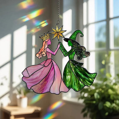 🔥Last Day 50% OFF -🔮Princess & Witch Colorful Suncatcher