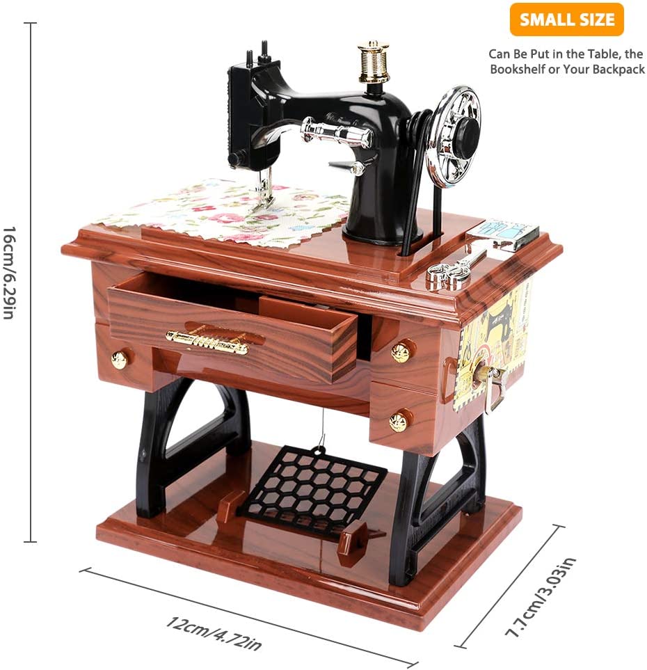 LAST DAY SALE 49% OFF💥Vintage Sewing Machine Design Music Box🎶