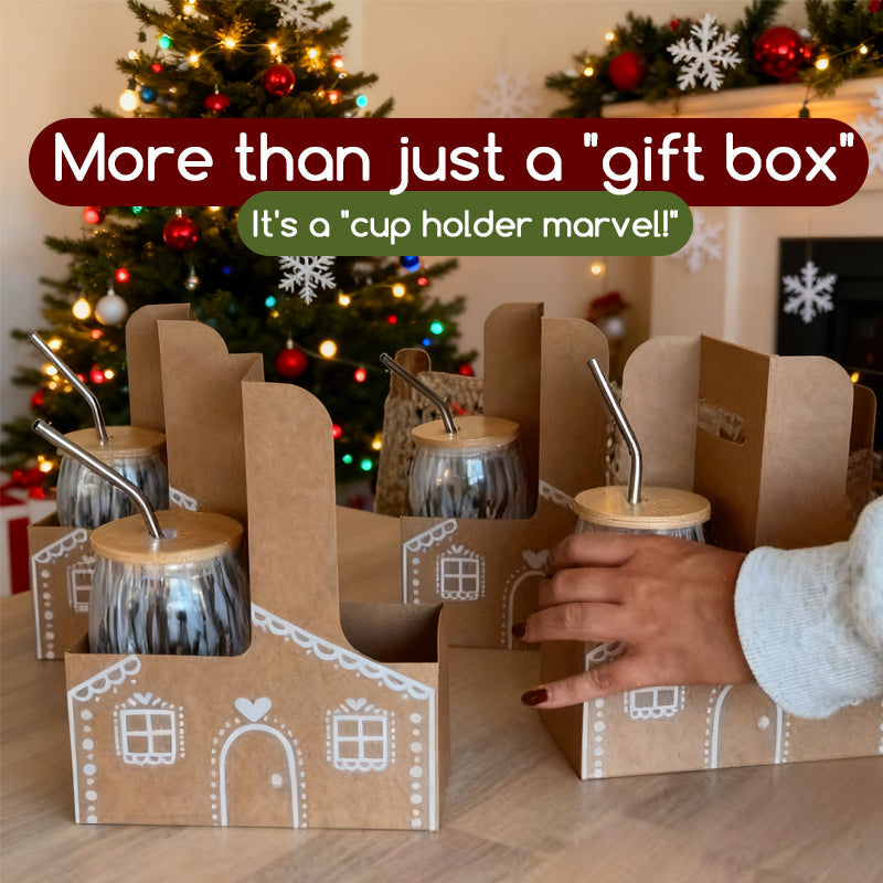 Gingerbread House Christmas Gift Box