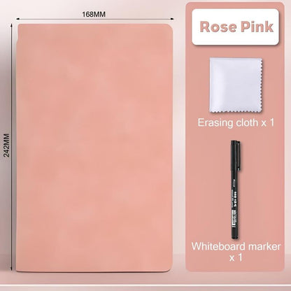 📔Embrink Reusable Whiteboard Notebook – Infinite Writing, Zero Waste(✨Free Erasing Cloth & Whiteboard Marker)