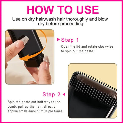 ZaiDoc™ Instant Root Touch-Up Stick with Styling Comb (2-in-1 Design)