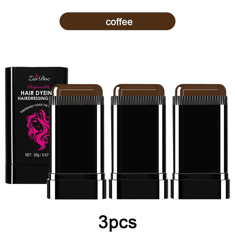 ZaiDoc™ Instant Root Touch-Up Stick with Styling Comb (2-in-1 Design)