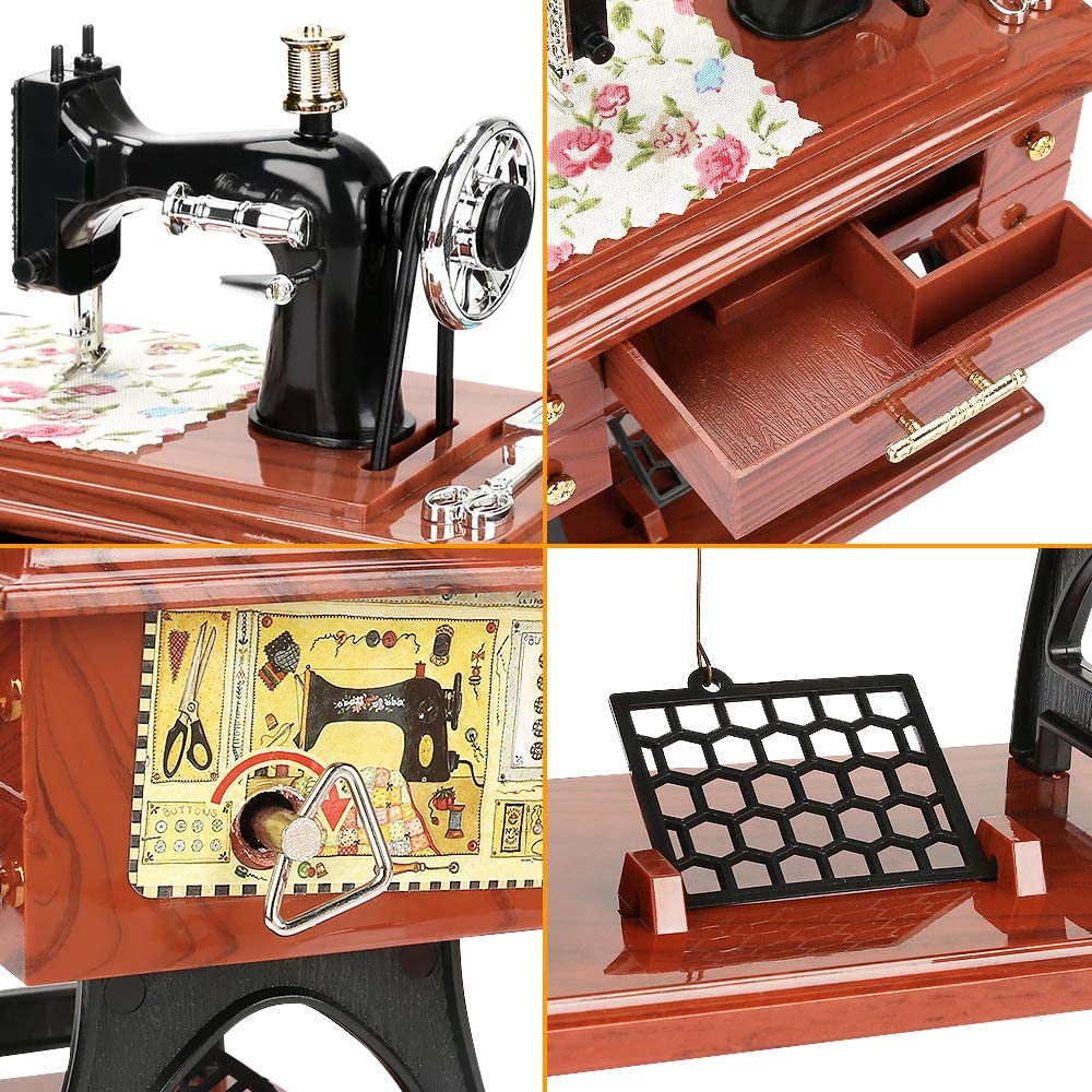 LAST DAY SALE 49% OFF💥Vintage Sewing Machine Design Music Box🎶