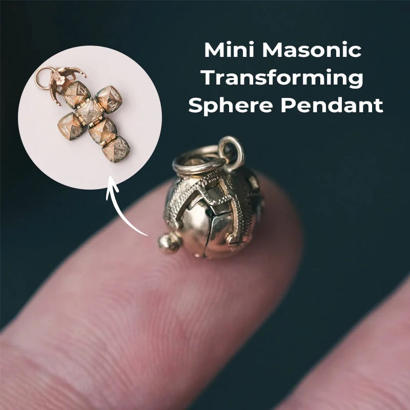 🔥Last Day 49% OFF - Mini Masonic Transforming Sphere Pendant